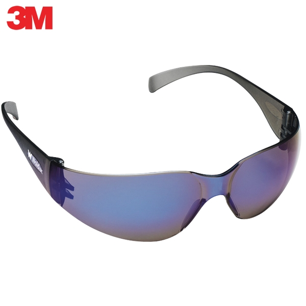 Promotional 3M Virtua Tekk Blue Mirror Safety Glasses Customized Post
