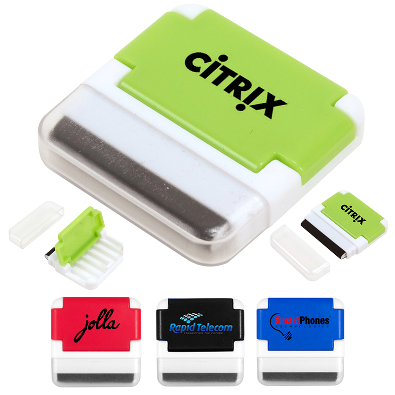 Promotional Compact Phone Stand Cleaner Combo Customized Compact