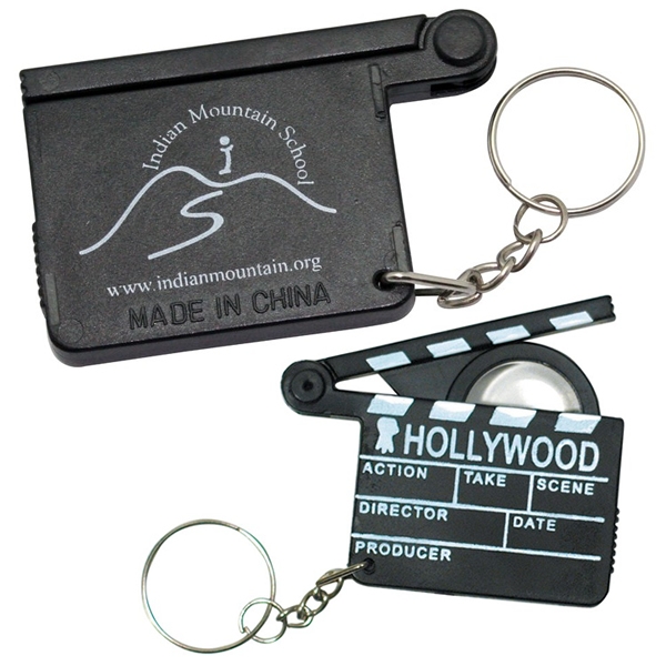 Promotional Hollywood Magnifying Glass Keyring Customized Hollywood