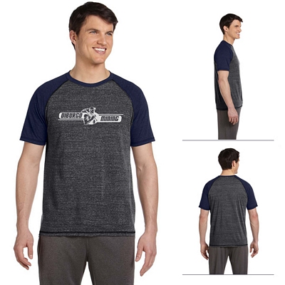 All Sport M1101 Men's Performance Triblend Short-Sleeve T-Shirt Customized All Sport M1101 Mens Performance Triblend Short-Sleeve T-Shirt