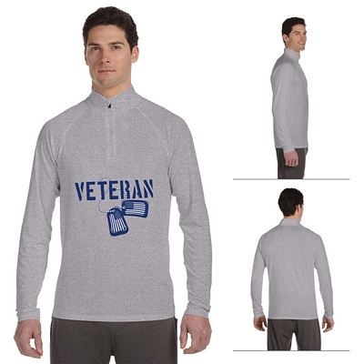 All Sport M3006 Men's 1/4 Zip Lightweight Pullover Customized All Sport M3006 Mens 1-4 Zip Lightweight Pullover