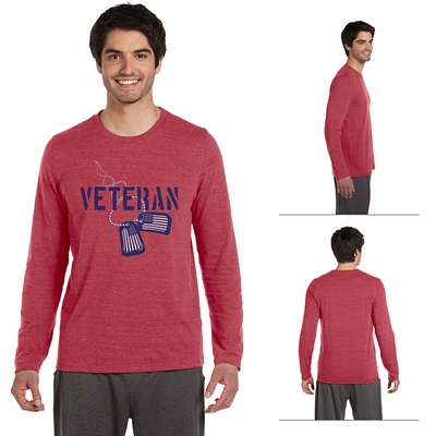 All Sport M3102 Men's Performance Triblend Long-Sleeve T-Shirt Customized All Sport M3102 Mens Performance Triblend Long-Sleeve T-Shirt