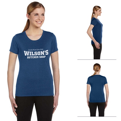 All Sport W1009 Ladies' Sports T-Shirt Customized All Sport W1009 Ladies Sports T-Shirt