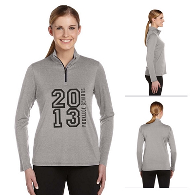 All Sport W3006 Ladies' 1/4 Zip Lightweight Pullover Customized All Sport W3006 Ladies 1-4 Zip Lightweight Pullover