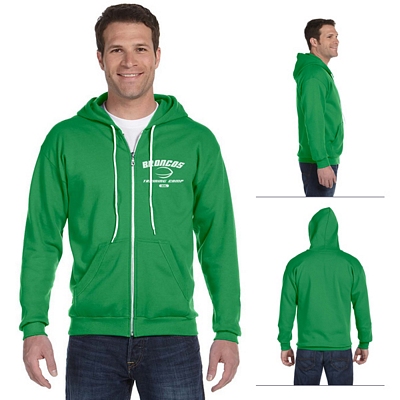 Anvil 71600 Adult Combed Ringspun Fashion Fleece Full-Zip Hood Customized Anvil 71600 Adult Combed Ringspun Fashion Fleece Full-Zip Hood