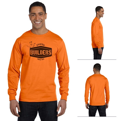 Anvil US749 5.4 oz American Heavyweight Long-Sleeve T-Shirt Customized Anvil US749 5.4 oz American Heavyweight Long-Sleeve T-Shirt