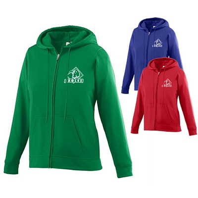 augusta wicking fleece hooded sweatshirt