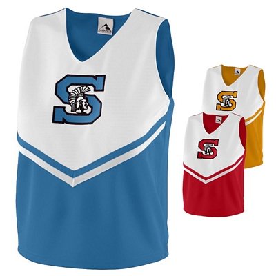 Augusta Sportswear 9110 Ladies' Cheerleader Pride Shell Shirt Customized Augusta Sportswear 9110 Ladies Cheerleader Pride Shell Shirt