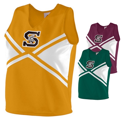 Augusta Sportswear 9120 Ladies' Cheerleader Explosion Shell Shirt Customized Augusta Sportswear 9120 Ladies Cheerleader Explosion Shell Shirt