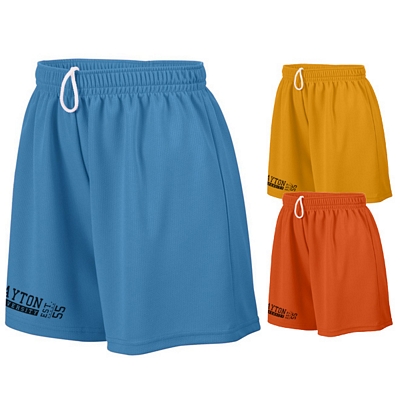 Augusta Sportswear 960 Ladies' Wicking Mesh Short Customized Augusta Sportswear 960 Ladies Wicking Mesh Short