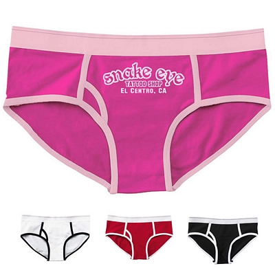 Bella 304 Ladies' Cotton/Spandex Boyfriend Brief Customized Bella 304 Ladies' Cotton/Spandex Boyfriend Brief