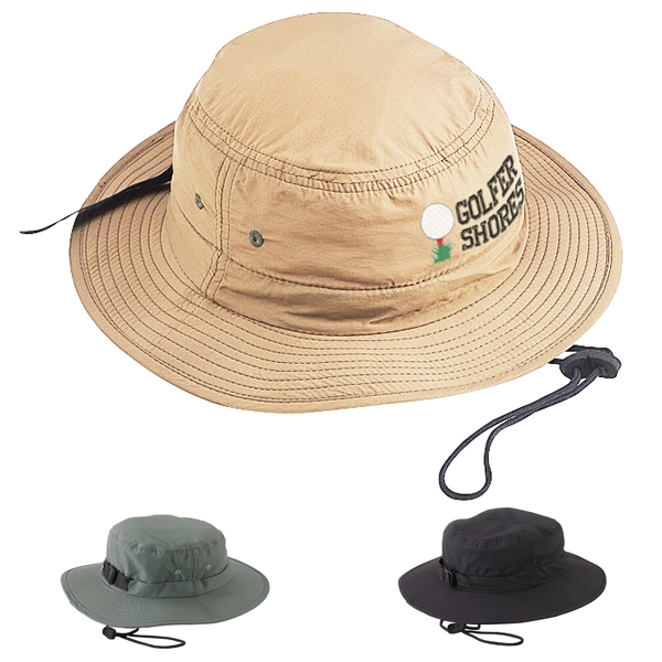 Big Accessories BX016 Guide Safari Hat Embroidered Logo Big