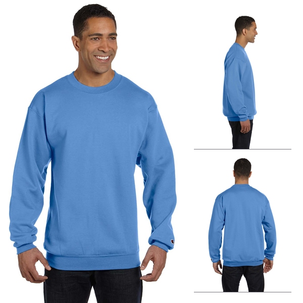 champion men's light blue crewneck sweatshirt