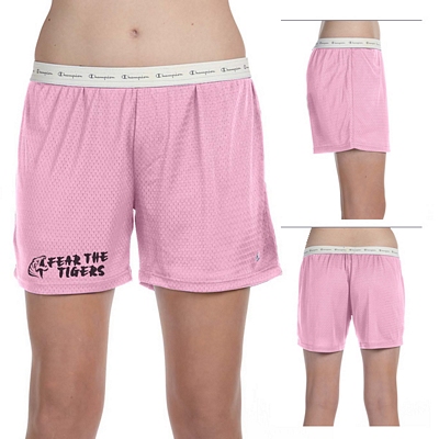 Champion 3393 Ladies' Active Mesh Shorts Customized Champion 3393 Ladies Active Mesh Shorts