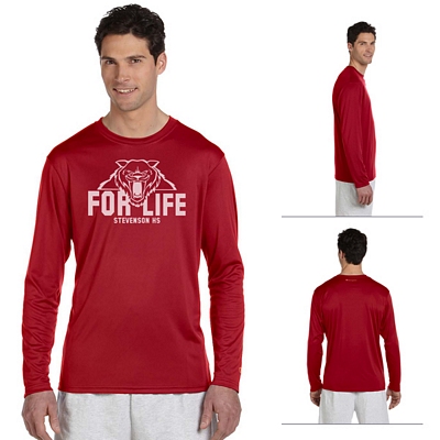 Champion CW26 Adult 4 oz Double Dry Performance Long-Sleeve Shirt Customized Champion CW26 Adult 4 oz Double Dry Performance Long-Sleeve Shirt