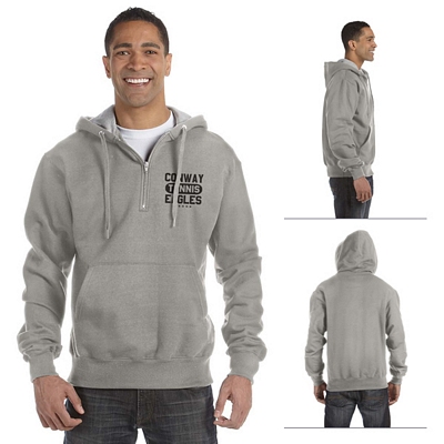 Champion S185 9.7 oz Cotton Max Quarter-Zip Hood Sweatshirt Customized Champion S185 9.7 oz Cotton Max Quarter-Zip Hood Sweatshirt