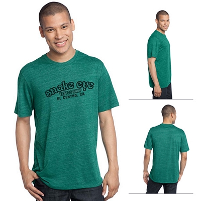 District Made DM370 Men's Textured Crew Tee Customized District Made DM370 Men's Textured Crew Tee