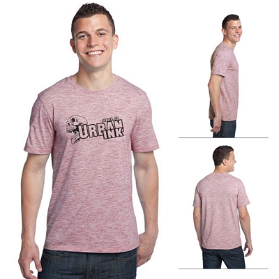 District DT1000 Young Men's Extreme Heather Crew Tee Customized District DT1000 Young Men's Extreme Heather Crew Tee