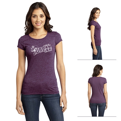 District DT2400 Junior Ladies' Gravel 50/50 Girly Crew Tee Customized District DT2400 Junior Ladies' Gravel 50/50 Girly Crew Tee