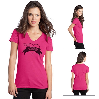 District DT5501 Junior Ladies' The Concert Tee V-Neck Customized District DT5501 Junior Ladies' The Concert Tee V-Neck