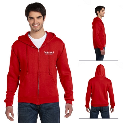 Fruit of the Loom 82230 Adult 12 oz Supercotton 70/30 Full-Zip Hood Customized Fruit of the Loom 82230 Adult 12 oz Supercotton 70/30 Full-Zip Hood