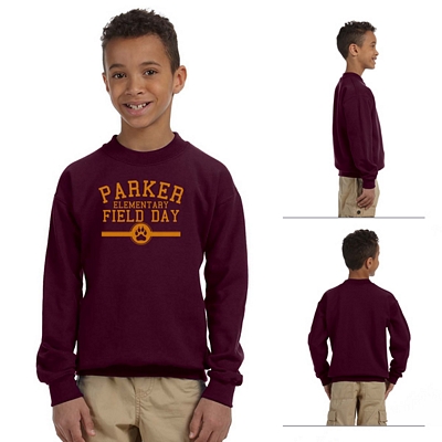 Gildan 18000B Youth Heavy Blend Crewneck Sweatshirt Customized Gildan 18000B Youth Heavy Blend Crewneck Sweatshirt