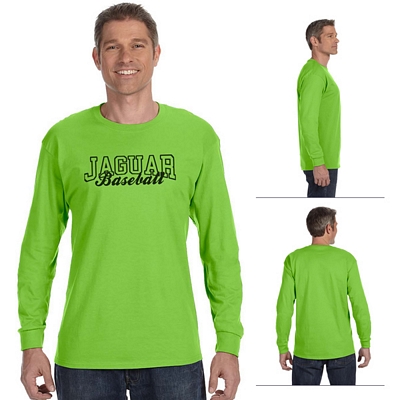 Hanes 5586 Adult 6.1 oz Tagless ComfortSoft Long-Sleeve T-Shirt Customized Hanes 5586 Adult 6.1 oz Tagless ComfortSoft Long-Sleeve T-Shirt