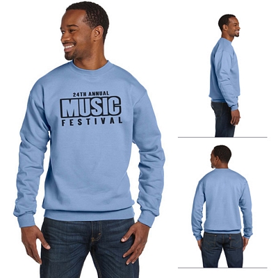 Hanes P160 7.8 oz ComfortBlend EcoSmart 50/50 Fleece Crew Customized Hanes P160 7.8 oz ComfortBlend EcoSmart 50/50 Fleece Crew