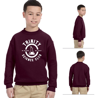 Jerzees 4662B Youth 9.5 oz Super Sweats 50/50 Fleece Crew Customized Jerzees 4662B Youth 9.5 oz Super Sweats 50/50 Fleece Crew