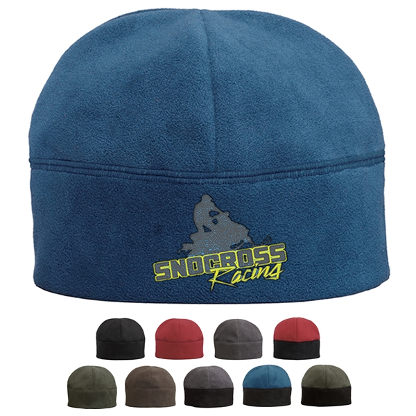 Port Authority C918 Fleece Beanie Embroidered Logo Port Authority
