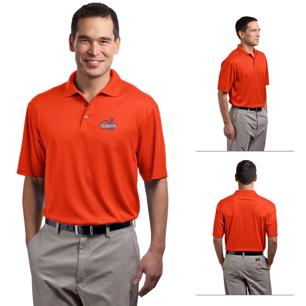 Port Authority K528 Performance Fine Jacquard Polo Embroidered Logo