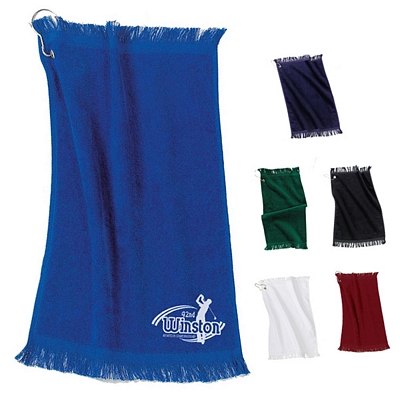 Port & Company PT40 Grommeted Fingertip Golf Towel Customized Port & Company PT40 Grommeted Fingertip Golf Towel