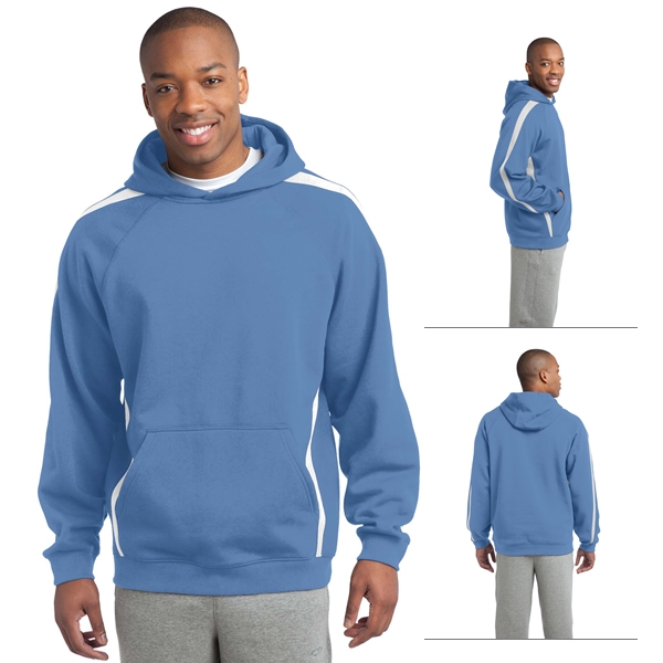 Sport-Tek Sleeve Stripe Pullover Hooded Sweatshirt ST265