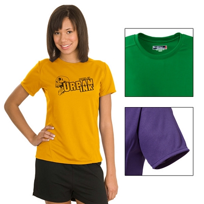 Sport-Tek L473 Sport-Tek Ladies Dry Zone Raglan Accent T-Shirt Customized Sport-Tek L473 Sport-Tek Ladies Dry Zone Raglan Accent T-Shirt