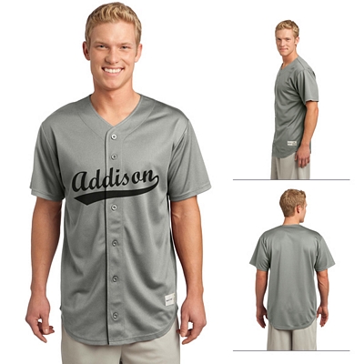 Sport-Tek ST220 PosiCharge Tough Mesh Full-Button Jersey Customized Sport-Tek ST220 PosiCharge Tough Mesh Full-Button Jersey