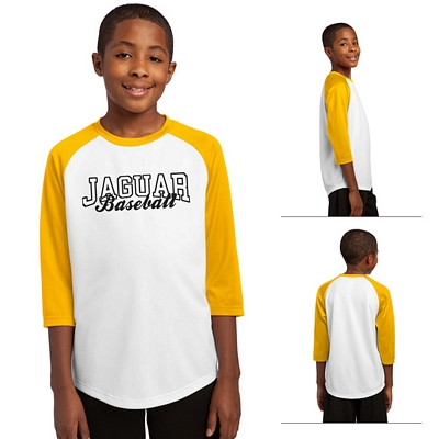 Sport-Tek YST205 Youth PosiCharge Baseball Jersey Customized Sport-Tek YST205 Youth PosiCharge Baseball Jersey