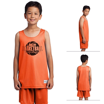 Sport-Tek YST500 Youth PosiCharge Classic Mesh Reversible Tank Customized Sport-Tek YST500 Youth PosiCharge Classic Mesh Reversible Tank