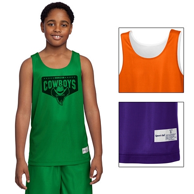 Sport-Tek YT550 Youth PosiCharge Mesh Reversible Tank Customized Sport-Tek YT550 Youth PosiCharge Mesh Reversible Tank