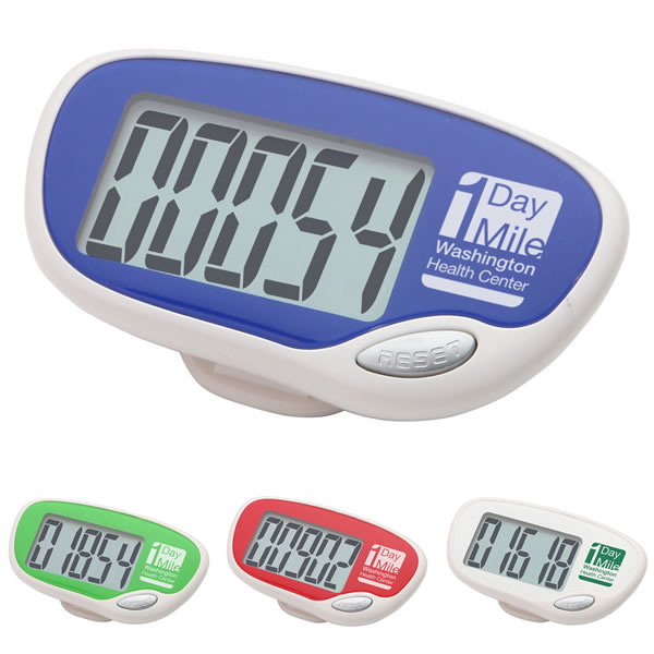 Promotional Easy Read Large Screen Pedometer Customized Easy Read