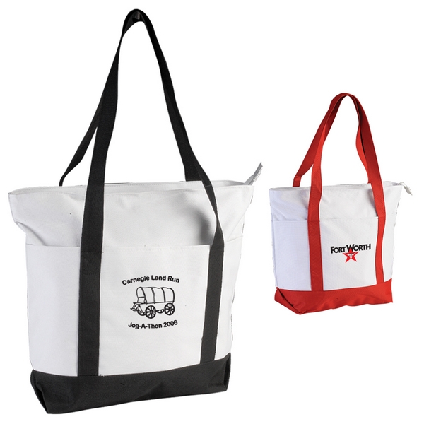 ... Bags  Totes  Tote Bags  Paramedic Polyester Two-Tone Boat Tote Bag