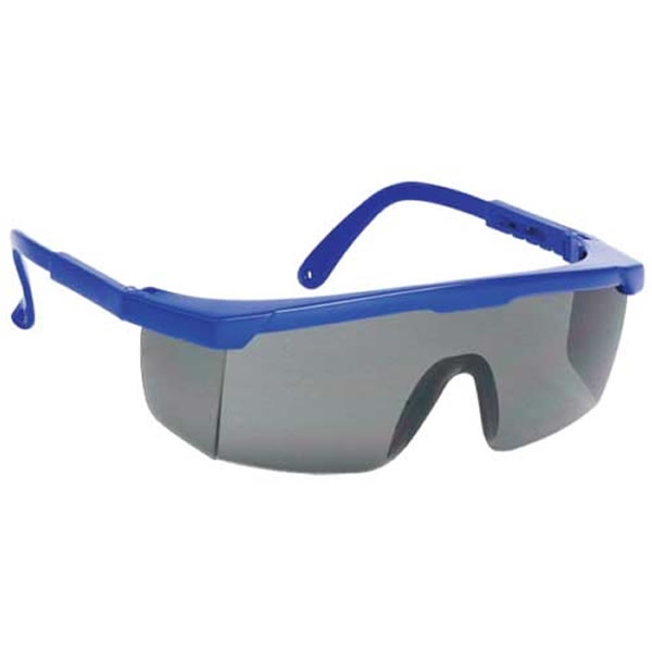 Customized Large Blue Frame Single-Lens Safety Glasses ...