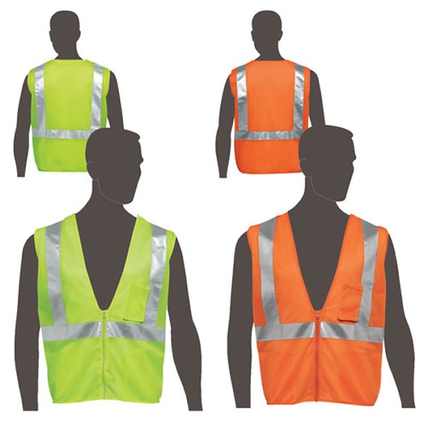 Promotional Class 2 Compliant Mesh Safety Vest Customized Class 2