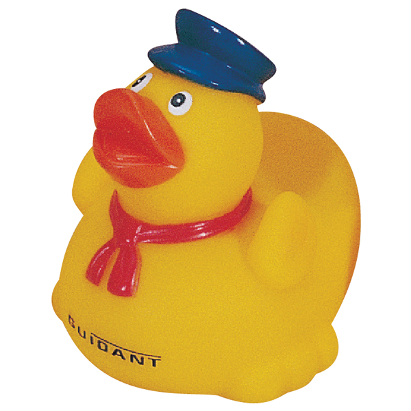 Promotional Train Conductor Taxi Driver Rubber Duck Customized Train Conductor Taxi Driver