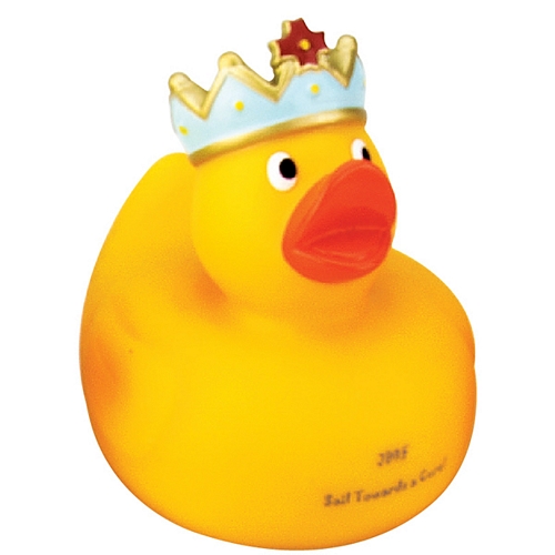 Customized King Rubber Duck Promotional King Rubber Duck