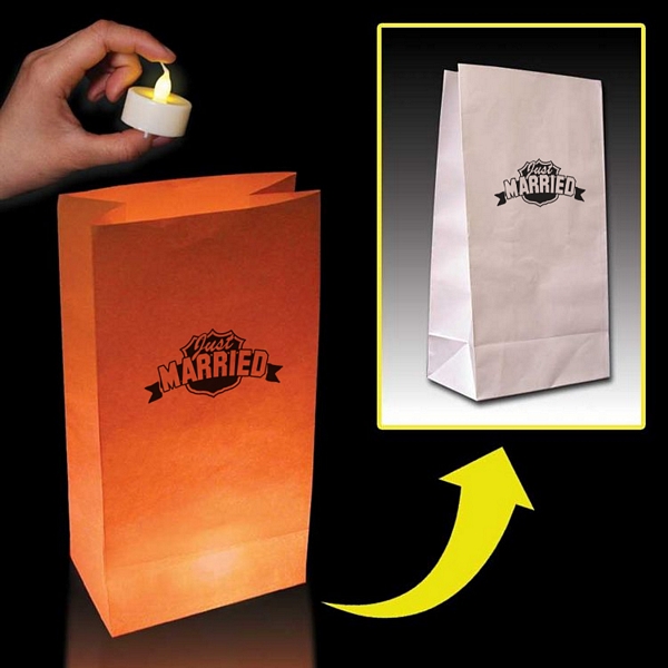 Promotional White Luminary Bags Customized White Luminary Bags