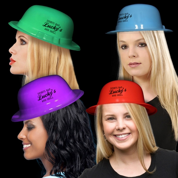 plastic derby hats
