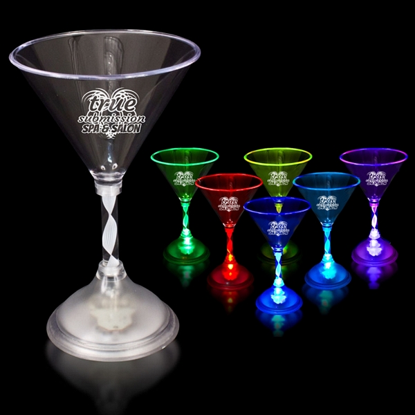 light up martini glass