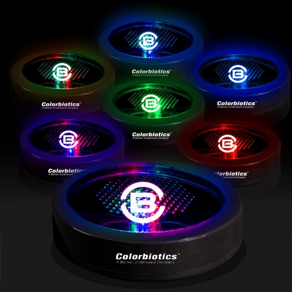 Promotional MultiColored LightUp Drink Coaster Customized Multi