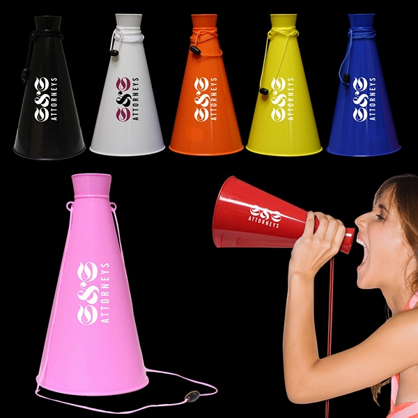 Promotional 9'' Plastic Megaphones Customized 9'' Plastic Megaphones Promotional Megaphones