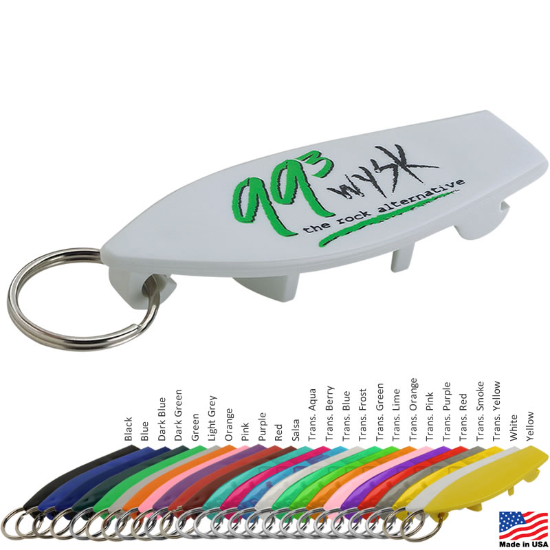 Promotional Surf Board Bottle Opener Keychain Customized Surf Board